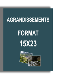 Agrandissement photo 15x23