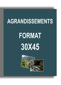 agrandissement photo 30x45